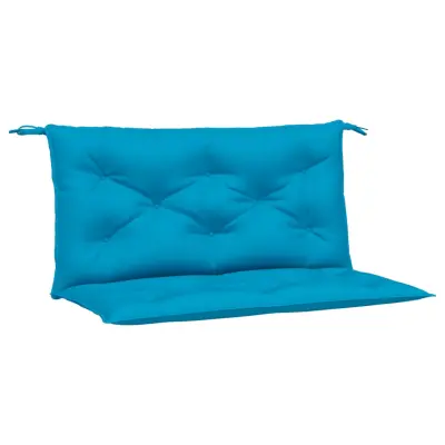 vidaXL Blazina za vrtno klop 2 kosa svetlo modra oxford tkanina