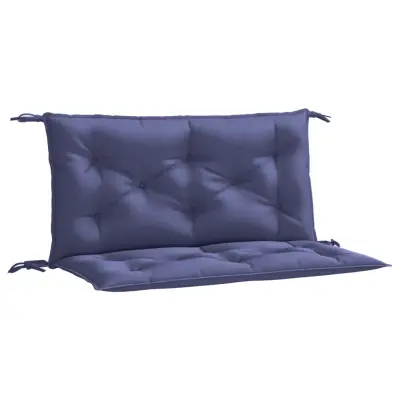vidaXL Blazina za vrtno klop 2 kosa modra 100x50x7 cm oxford tkanina