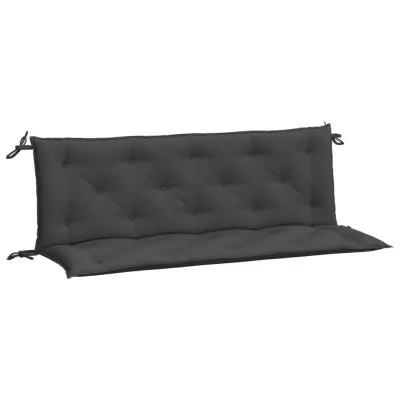 vidaXL Blazina za vrtno klop 2 kosa antracit 150x50x7cm oxford tkanina