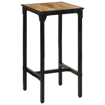 vidaXL Barska miza 60x55x107 cm trden robusten mangov les