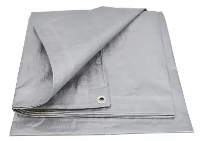 Awtools Silver Tarpaulin 120g 8*12m