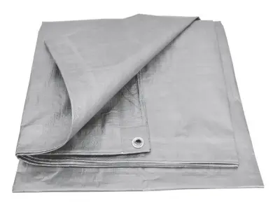Awtools Silver Tarpaulin 120g 2* 6m