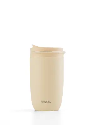 EQUA skodelica, termo skodelica iz nerjavečega jekla za čaj/kavo, 300ml, maslo