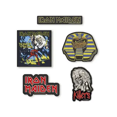 KOMPLET 5 NAŠIVOV IRON MAIDEN