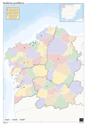 MUTE MAPA JE POLITIČNA GALICIJA