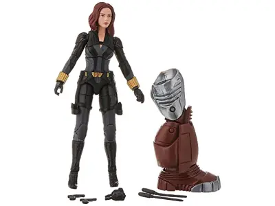 Marvel Hasbro Black Widow Legends Series 15-cm zbirateljska črna vdova akcijska igrača, premium dizajn, 6 dodatkov, starost 4 in več kot večbarvna E87