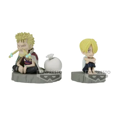 SET DE 2 FIGURAS ENODEL SANJI Y ZEFF SERIE WORLD COLLECTABLE LOG STORIES