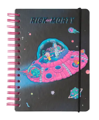 CUADERNO TAPA FORRADA A5 RICK Y MORTY
