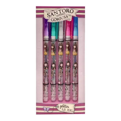 SET 5 BOLIGRAFOS GEL GORJUSS SKOZI ZRCALO
