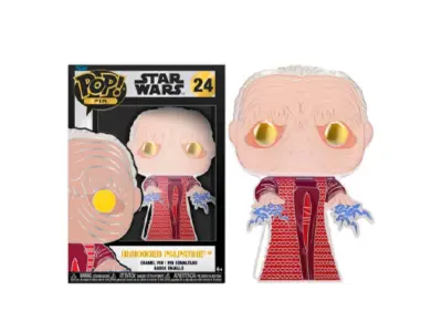 Loungefly pop! Velika emajl Pin Star Wars: Neossioned Emperor Palpatine - Star Wars Emajl zatiči - luštna zbirateljska broška - za nahrbtnike in torbe