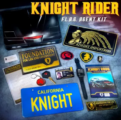 Doctor Collector Knight Rider - Komplet agenta FLAG