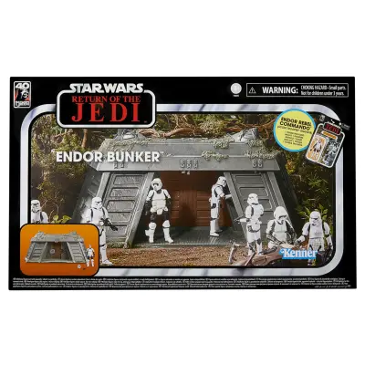 STAR WARS ENDOR IN ENDOR REBEL COMMANDO COL VINTAGE IGRNI KOMPLET BUNKER