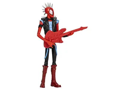 Spider-Man Hasbro Marvel čez Spider-verse, Spider-Punk, 6 "akcijska igrača z dodatkom za kitaro, za dečke in deklice, stare 4+