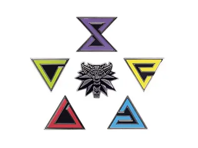 Komplet emajliranih žebljičkov The Witcher 3000-065, JUN160150