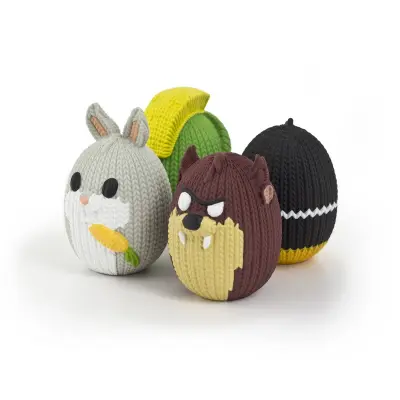 PAKIRAJ MINI JAJCA PLETENA SERIJA LOONEY TUNES BUGS BUNNY, TAZ, LUCAS IN MARVIN