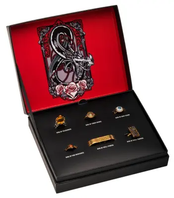 REPLIKA DUNGEONS & DRAGONS SET NASTAVLJIVIH OBROČEV SPOSOBNOSTI
