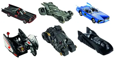 HOTWHEELS DC COMICS BATMAN BATMOBILE RAZLIČNO VOZILO