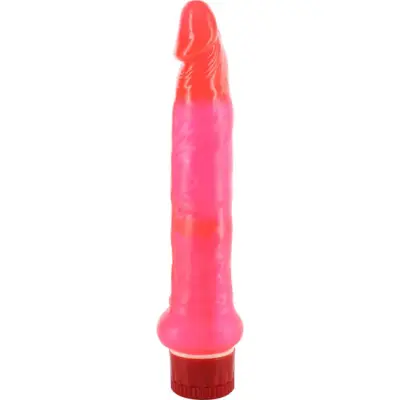 SEVEN CREATIONS - THIN JELLY ANALNI VIBRATOR ROZA
