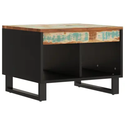 vidaXL Klubska mizica 55x50x40 cm trden predelan les
