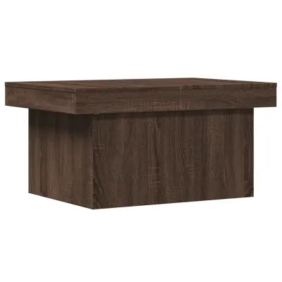 vidaXL Klubska mizica Rjav hrast 100x55x40 cm inženirski les