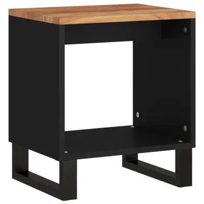 vidaXL Klubska mizica 40x31x46 cm trden akacijev les in inženirski les