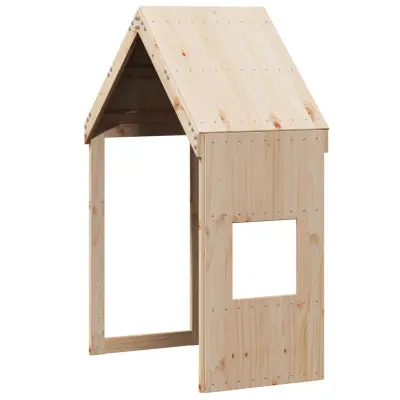 vidaXL Streha za otroško posteljo 55x99x139,5 cm trdna borovina