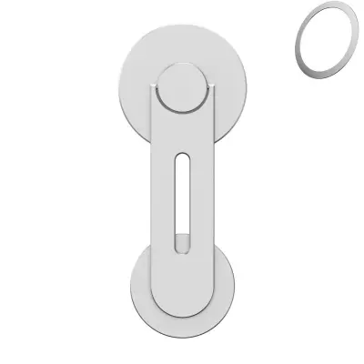 Magnetno zložljivo držalo za mobilni telefon Silver