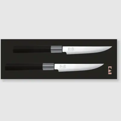 KAI Wasabi Black 2v1 set nožev za steak