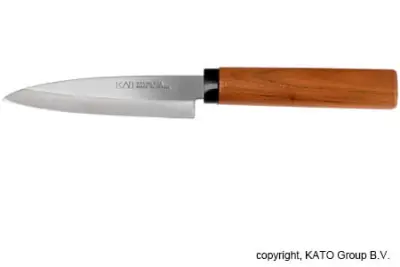 Kai nož za sadje z leseno zaščito