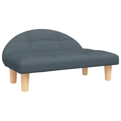 vidaXL Pasja postelja temno siva 70x52x30 cm blago