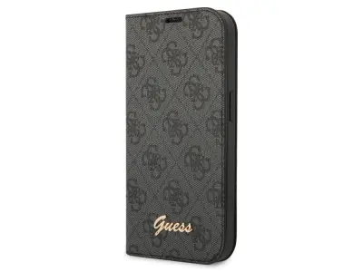 Guess, Folio etui za iPhone 14 Pro Printed 4G Trendy, ?rna