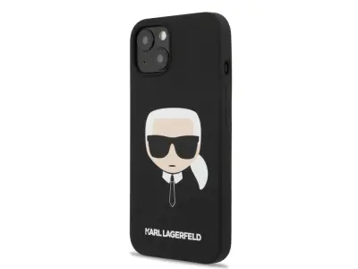 Karl Lagerfeld, Ohišje za Apple iPhone 14 Plus Karlova glava, ?rna