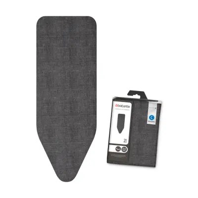 Brabantia prevleka in podloga za likalno desko C 124x38cm denim črna