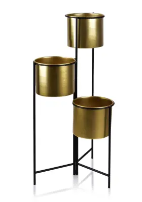 Stojalo za rože Swen Gold V80X19,5 cm, V60X19,5 cm, V40X19,5 cm