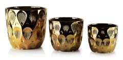 Neva Komplet 3 cvetličnih loncev Xl20Xh19,5Cm D16Xh14,5Cm M14X12,5Cm