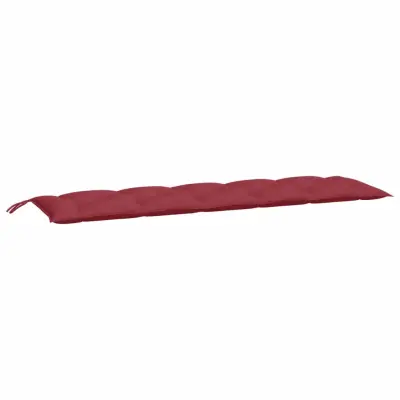 vidaXL Blazina za vrtno klop vinsko rdeča 180x50x7 cm oxford tkanina