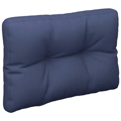 vidaXL Blazina za kavč iz palet mornarsko modra 60x40x12 cm blago