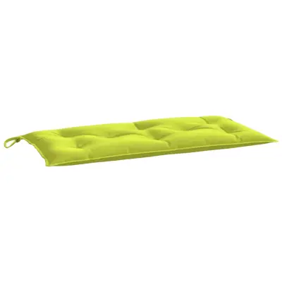 vidaXL Blazina za vrtno klop svetlo zelena 100x50x7 cm oxford tkanina