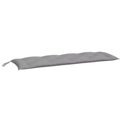 vidaXL Blazina za vrtno klop siva 150x50x7 cm oxford tkanina