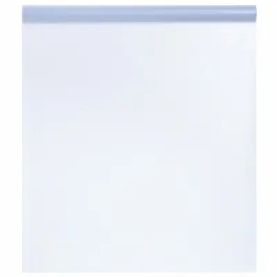 vidaXL Folija za okna statična matirana prozorna siva 45x2000 cm PVC