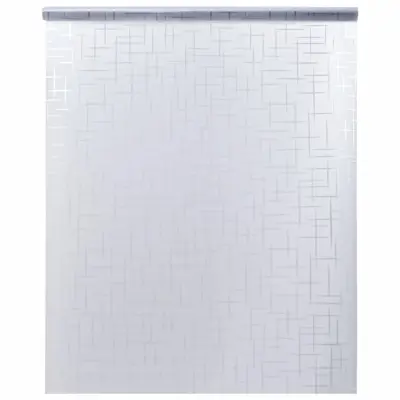 vidaXL Okenska folija matirana vzorec zvezd 60x500 cm PVC