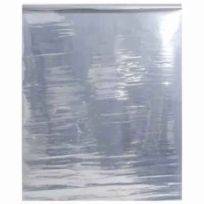 vidaXL Folija za okna z odsevnim učinkom srebrna 45x2000 cm PVC