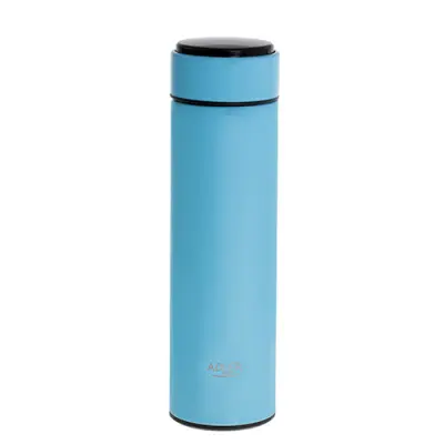 LED Thermos 473ml Blue