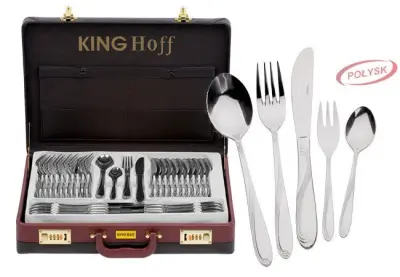 JEDILNI PRIBOR KiNGHOFF 72 ELEMENTOV. SIJAJ KH-3508