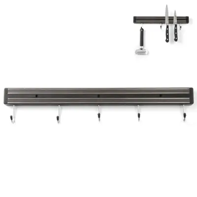 Magnetni trak za nože s kavlji dolžine 450 mm - Hendi 820308