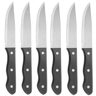 Nož za zrezke iz nerjavečega jekla, široko rezilo, dolžina 250 mm, set 6 kosov. - Hendi 781456