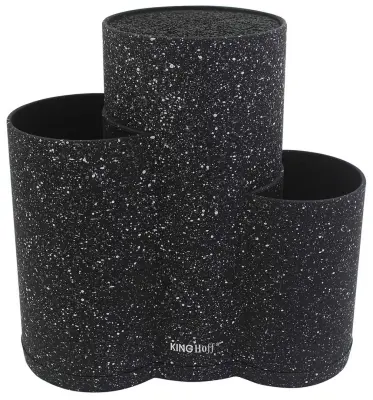 TROJNO STOJALO BLOK ZA NOŽE IN PRIBOR KINGHOFF KH-1561