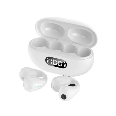 Brezžične odprte ušesne slušalke Bluetooth 5.2 White
