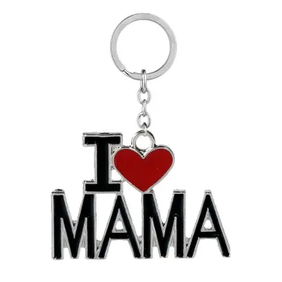 Obesek za ključe "I love Mama" MultiColor