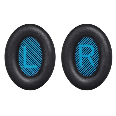 Visokokakovostne ušesne blazinice za slušalke Bose QC 35/25/15 1 par Black+Blue